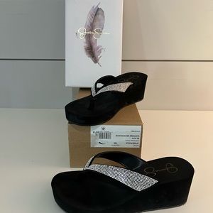 Women’s Jessica Simpson microsuede wedges size 7